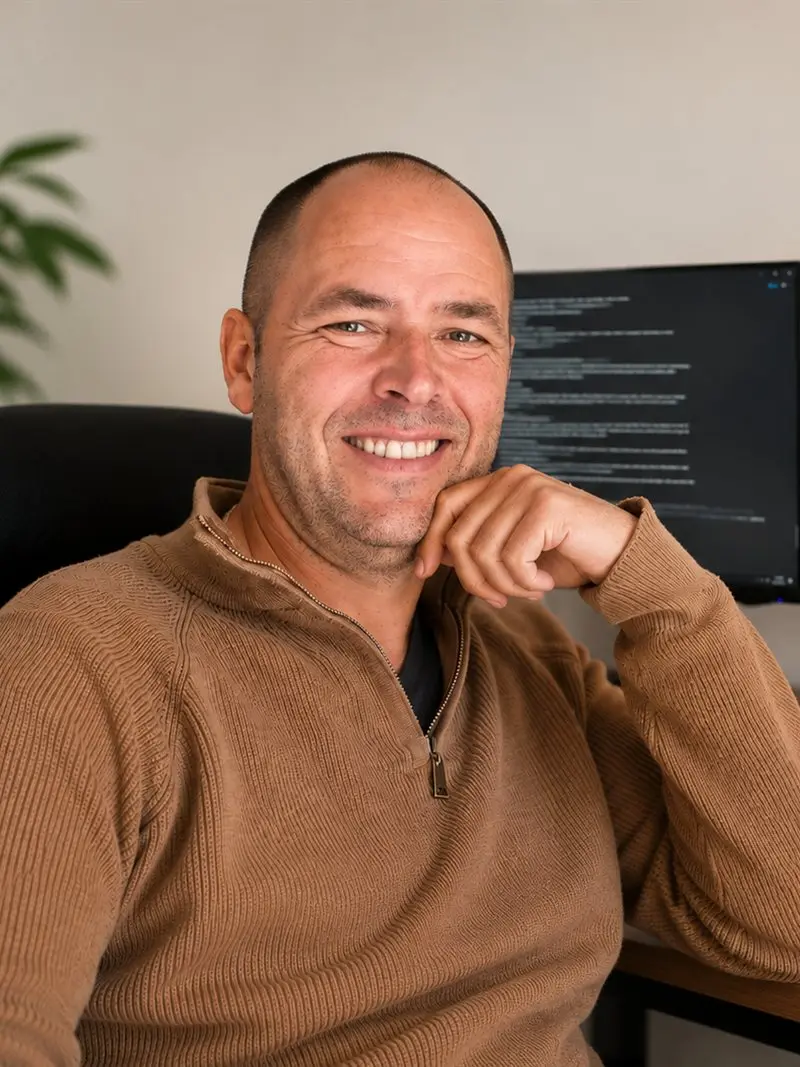 Portretfoto van Patrick, oprichter van WebsiteNU