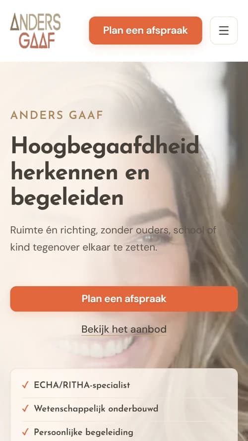 Mobiele weergave van Anders Gaaf met aanbodroutes