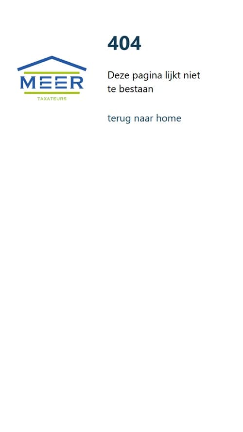 Mobiele weergave van de dienstenpagina